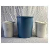 Tupperware Servalier Canisters- Set of 3