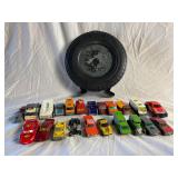 Toy Cars, Plastic Figurines, Hot Wheels Case