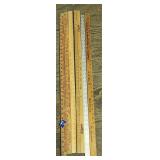 (6)Vintage Yardsticks w/ Firestone & Oldsmobile