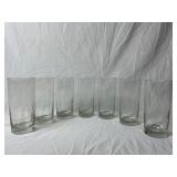 Flat Tumbler Glasses 5 1/8'- Set of 7