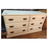Painted Six Drawer Dresser 29'H×18'×53.5'