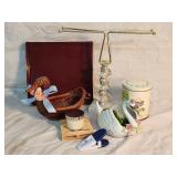 Porcelain Swan Planter 5.5'