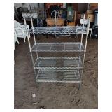4  Tier wire shelf, 36' x 14' x 54'
