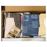 Fabric, Batting, Unfinished Quilt