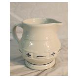 Longaberger Pottery Pitcher Woven Traditions