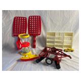 Toys- Hot Wheels Car, Rattle, Paddles, Disc