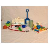 Vintage Toy Lot Including Metal Bell