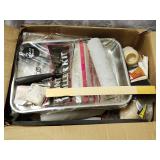 Box of Painting Supplies