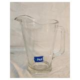 Glass Pitcher 8.25'