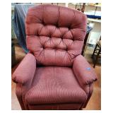 Vintage LazyBoy Maroon Rocker/Recliner 42'H