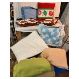 Vintage Pillows/Blankets