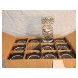 12 Days of Christmas Decorative Glasses 5.5'in box
