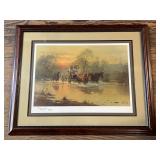 'Cowboy Courtin' by G. Harvey Ltd. Ed. Print