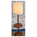 Vintage Working Floor Lamp Table 54'H