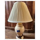 Working Glass Tabletop Lamp 22'H