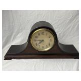 Plymouth Wooden Tambour Mantel Clock