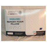 NIB Serenity Cooling Memory Foam Pillow 24'x16'
