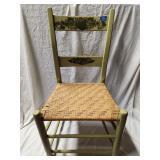 Primitive Ladder Back Wood Chair