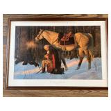 'The Prayer at Valley Forge' Signed & Framed Print