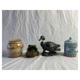 Vase,Frog Sponge Holder,Duck Organizer,Lidded Mug