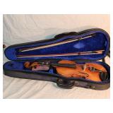 Vintage Acoustic Violin 23.75' with Case 30.75'