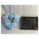 Heart & Farm Picture Ceramic Wall Hangings