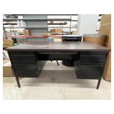 60' W Double-Pedestal Teachers Desk
