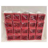 (20) Red 2 Gang Infinity Back Box