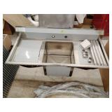 Advance Tabco single-compartment commercial sink