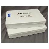 (2) New BNSF First Aid Kit 311Components Metal