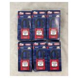 (6) Abus Lockout Padlocks: 19648