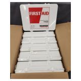 (6) New First Aid Kit and Housing: 211 Components