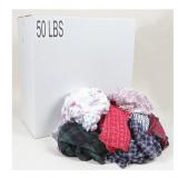 Cleaning Rags: Assorted, Reclaimed, 50 lb Wt