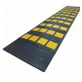 Speed Bump: Rubber, 9 ft Lg, 24 in Wd