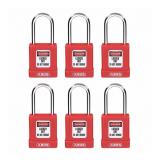 (6) Abus Lockout Padlocks: 19648