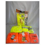 (6) High Visibility T-Shirts & Vest
