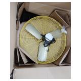 Wall mounted industrial fan, 40' diameter,