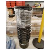 5 Gallon Plastic Buckets with Lids- 6PK