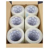 (24) Rolls New Axium Clear Packing Tape 3'W