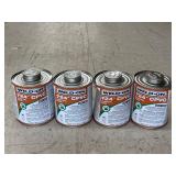 (4) WELD-ON 724 Pipe Cement: