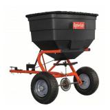 AGRI-FAB Tow-Behind Spreader: 185 lb capacity