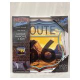 Route 66 16' Shaped Neon Plaque