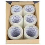 (24) Rolls New Axium 2.75'W Clear Packing Tape