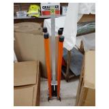 Road sign base, metal construction,