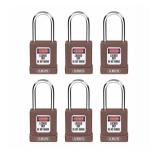 (6) Abus Lockout Padlocks: 48JT17
