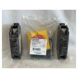 Circuit Breakers & Red/Yellow Handle Padlock