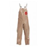 DUPONT Tychem 5000 Bib Overall-Tan, 2XL 6PK