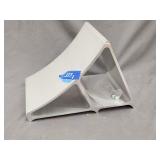 Metal Chock Wheels Sign and Chock