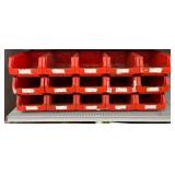 (15) LF321 Schaefer Semi-Open Front Container-Red