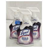 (3)New Lysol Mold/Mildew Remover 32ox